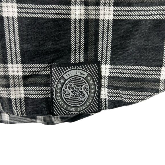 Speed & Strength Womens Sz M Motorcycle Biker Riding Shirt Jacket Zip Flannel - Picture 3 of 9